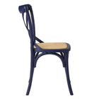Modway - Gear Fauteuil d’appoint de salle à manger Ensemble de 2 - Bleu Minuit-7