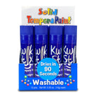 Kwik Stix - TPG6003012 Bâtons de peinture à la tempera solide - paquet de couleur unique - bleu - 12 par boîte - 12 boîtes.-12 bâtons de peinture bleue Kwik Stix par paquet, vendus en paquets de 12, pour un total de 144 Kwik Stix.