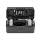 DJI - Mic Mini 2S avec 2 émetteurs, 1 récepteur et un étui de charge-Réduction de bruit par IA à deux niveaux, trois préréglages de tonalité vocale