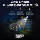 Bell+Howell - Projecteur solaire étanche d'extérieur Bionic Spotlight Pro avec caméra leurre-Éclaire jusqu’à 200 pi² - plus avec plusieurs - jusqu’à 200 pi² par spot ajoutez des unités pour couvrir allée, cour et contour de la maison
