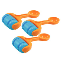 Miniland - Rouleau à sable Voies ferrées - Paquet de 3-Créez des pistes sur le sable ou la neige pour conduire vos mini-voitures