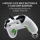 Razer - Wolverine V3 TE Édition Tournoi Manette pour Xbox, PC - Blanc-Déclenchement plus court de la gâchette: pour des entrées plus rapides