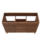 Modway - Render 48" Meuble de toilette de salle de bain compatible double lavabo (non inclus) - Noyer-8