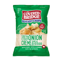 Covered Bridge - Crème sure et oignon, 170 g-Sac de 170 g