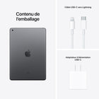 Apple - iPad, écran Retina 10,2 po, Wi-Fi, puce A13 Bionic, 64 Go, iPadiOS 15, gris cosmique-Vidéo HD 1080p à 25 images/s et 30 images/s, enregistrement vidéo HD 720p à 30 images/s, vidéo zoom 3x 