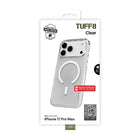 TUFF8 - Étui Mag Clear iPhone 17 Pro Max-Matériau premium : Conçu à partir de matériaux en polycarbonate de haute qualité pour résister aux chutes jusqu'à 6 pieds, offrant une durabilité accrue et des performances durables