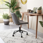 Zuo - Byron Chaise de bureau - Gris-Dimensions: 23,6 po L x 21,7 po L x 35,2 po H