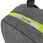 Vangoddy - Sac à dos de voyage léger et décontracté pour ordinateur portable 15 pouces - Gris/Vert citron-Idéal pour l’école, le travail, les voyages ou les activités en extérieur