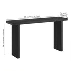 Hudson&Canal - Console Soren 55" L - Grain noir-9