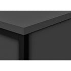 Monarch Specialties - Huche De Bureau - 72 po L - Travail - Portes De Stockage - Travail - Qualité Commerciale - Stratifié Gris-10