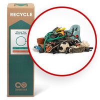 TerraCycle - Séparation du garage - Zero Waste Box - 11 x 11 x 40 - Moyenne-Veuillez nous envoyer les déchets non recyclables et non organiques qui sont générés dans votre garage et espaces extérieurs.