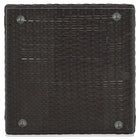 Manhattan Comfort - Ensemble de 3 : canapé 2 places et fauteuil lounge de patio moderne Menton avec table basse - marron et crème-10