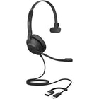 Jabra - Evolve2 30 SE Sound Isolating USB-C Mono On-Ear Headset with Mic-Un bandeau en acier renforcé et un design spécialisé exercent une pression douce et uniformément répartie tout au long de la journée.