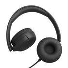 JBL Tune 530C USB-C Casque filaire Hi-Res - Noir-Câble plat anti-nœuds