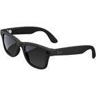 Meta - Lunettes Ray Ban Wayfarer Standard avec Meta AI - Polarisées Graphite - Noir Mat -2 haut-parleurs ouverts sur mesure et un réseau de 5 micros avec connectivité Bluetooth