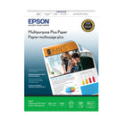 Epson - Papier Multiusage Plus de - 8,5 po l x 11 po H, blanc, 10 Paquets de 500 feuilles-Texte noir net et couleurs éclatantes