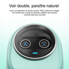 EMEET - Webcam 4K double objectif Piko+ avec autofocus IA - Blanc-Livré avec un adaptateur USB-C vers A