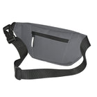 Nicci - Sac banane avec poche avant zippée - Gris -Sangle de taille réglable 22 po-37,5 po