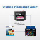 Epson - Cartouches d'encre 702 - Capacité standard - Noir/Couleur CMJ-6