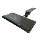 IntekView - Plateau pour clavier Summit - 25" x 10" - Droitier - Rails 18"-Réglage total de la hauteur de 12½" (318 mm) : 7" vers le haut / 5½" vers le bas