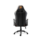 Cougar - Chaise de jeu inclinable et pivotante Outrider - noir et orange-Coussins pour la tête et les lombaires