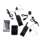 Cobra - PX650 Radio bidirectionnelle professionnelle FRS avec casques de surveillance - Paquet de 2-22 Canaux Et Codes Privés: Combinez 22 canaux et codes privés pour sécuriser vos conversations