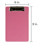 JAM Paper - Presse-papiers en plastique - petits modèles avec clip métallique discret - mini (6 x 9) - rose-Nos presse-papiers sont dotés d'un clip en métal durable pour fixer les papiers et d'un ressort robuste et durable.