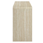 Modway - Toscana 61" Buffet - Travertin-Glissières de plancher sans marquage