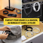 Scosche - Strikeline USB-C magnétique vers USB-C 6 pieds - Blanc-7