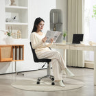 Vinsetto - Chaise d’ordinateur pivotante sans accoudoirs - noir-Hauteur d’assise réglable pour s’adapter à votre bureau et à votre style d’assise