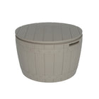 Dura Housewares - boite de rangement rond Nova - gris-Nova Capacité de 127 L/33,55 gallons