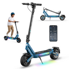 Gyrocopters - Trottinette électrique Sceptre pour adultes et adolescents - Vitesse 38 km/h - Autonomie 40 km - Application - Noir-Illuminez la nuit grâce à des éclairages de plateau LED RVB dynamiques et colorés, un phare d'une luminosité intense et un feu arrière de sécurité active
