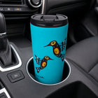 Oscardo - Tasse de voyage avec motif artistique autochtone Colibri de Francis Dick-Acier inoxydable à double paroi - Tasse de voyage durable de 330 ml (11,2 oz) avec isolation à double paroi qui garde les boissons chaudes jusqu’à 5 heures et froides jusqu’à 12 heures
