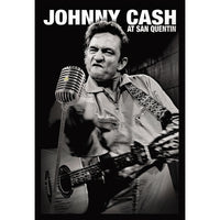 Johnny Cash photo Glass San Quentin - Impression encadree - 27" x 38"-Qualité supérieure - music memorabilia