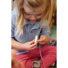 Yellow Door - Galets à enfiler-Fabriqué avec de la vraie pierre