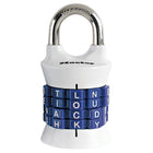Master Lock - Serrure à combinaison verticale à 4 lettres à régler soi-même-7