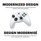 Microsoft - Manette sans fil Xbox pour Xbox Series X|S, Xbox One et appareils Windows – Blanc Robot-Nouvelle croix directionnelle hybride pour une entrée précise et familière 