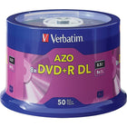 Verbatim - DVD+R DL 8x de 8,5 Go avec surface estampillee - Paquet de 50-Vitesse d'ecriture jusqu'à 8x