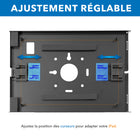 Mount-It - Kiosque antivol pour tablettes avec porte-documents pour iPad, iPad Air, iPad Pro-Dimensions de la base : 15,7 po L x 11,8 po l