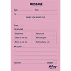 Staples® - Blocs de messages téléphoniques, 3-1/2 po x 5 po, 50 feuilles, anglais, paq./10-Blocs pré-imprimés - il est facile de prendre des notes précises rapidement