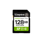 Kingston Carte SD  128 Go Canvas Select Plus G3-Débits UHS-I Classe 10 jusqu’à 100Mo/s