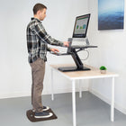 Mount-It! - Tapis anti-fatigue, 18 po x 22 po, Marron-Conçu pour résister à un usage intensif et facile à essuyer et à nettoyer avec un chiffon humide