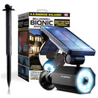 Lampes solaires à DEL Bell+Howell Bionic Spotlight Deluxe avec détecteur de mouvement-LUMIÈRE SOLAIRE : Ce projecteur LED ne nécessite pas de batteries ou d'électricité pour fonctionner car il dispose de panneaux solaires de qualité industrielle intégrés qui absorbent les rayons du soleil pendant la journée et utilise cette énergie stockée pour une valeur d'éclairage toute la nuit !