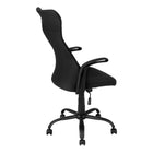 Monarch Specialties - 7248 Chaise De Bureau Multi-Position- Noir/Tissu Noir/-Le siège pivotant à 360 degrés et la base noire à 5 branches avec roulettes à capuchon offrent la mobilité, tandis qu'un mécanisme réglable en hauteur avec contrôle d'inclinaison / verrouillage permet d'optimiser la chaise pour la personne assise