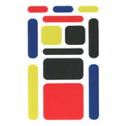 The Pencil Grip - TPG88006 Bandes Zen - Zen n'importe où - Couleurs primaires - 13 par ensemble - 6 ensembles-Sécurité : Fabriqué avec des matériaux non toxiques et adaptés aux enfants.