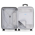 Travelpro - Odyssey 24 po Valise Rigide À Enregistrer de Taille Moyenne à Roulettes -  Bleu-Un panneau de séparation à fermeture éclair et une poche intégrée pour accessoires permettent de ranger et de sécuriser le contenu