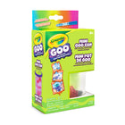 Crayola - Mini pot de Goo-BRICOLAGE GOO PEU SALISSANT : La formulation spéciale garantit que la substance ne colle pas aux vêtements, aux cheveux ou aux mains, ce qui facilite le nettoyage pour les parents