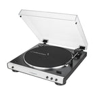 Audio-Technica - Platine vinyle sans fil entièrement automatique à entraînement par courroie - Blanc-Se connecte sans fil aux haut-parleurs et autres appareils équipés de la technologie sans fil Bluetooth ou aux systèmes audio filaires et haut-parleurs alimentés via le câble de sortie double RCA inclus