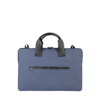 Tucano - Gommo Slim Sac Slim pour ordinateurs portables 15,6 po et MacBook Pro 16 po - Bleu-Malette slim de grande taille pour ordinateurs portables de 15/16 pouces