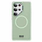 Blu Element - Coque Chromatic Kick Compatible MagSafe Galaxy S25 - Ultra Vert Clair-Compatible MagSafe